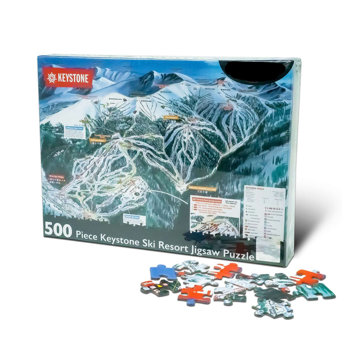 Keystone Ski Resort Jigsaw Puzzle 500 Pieces Mtns Co