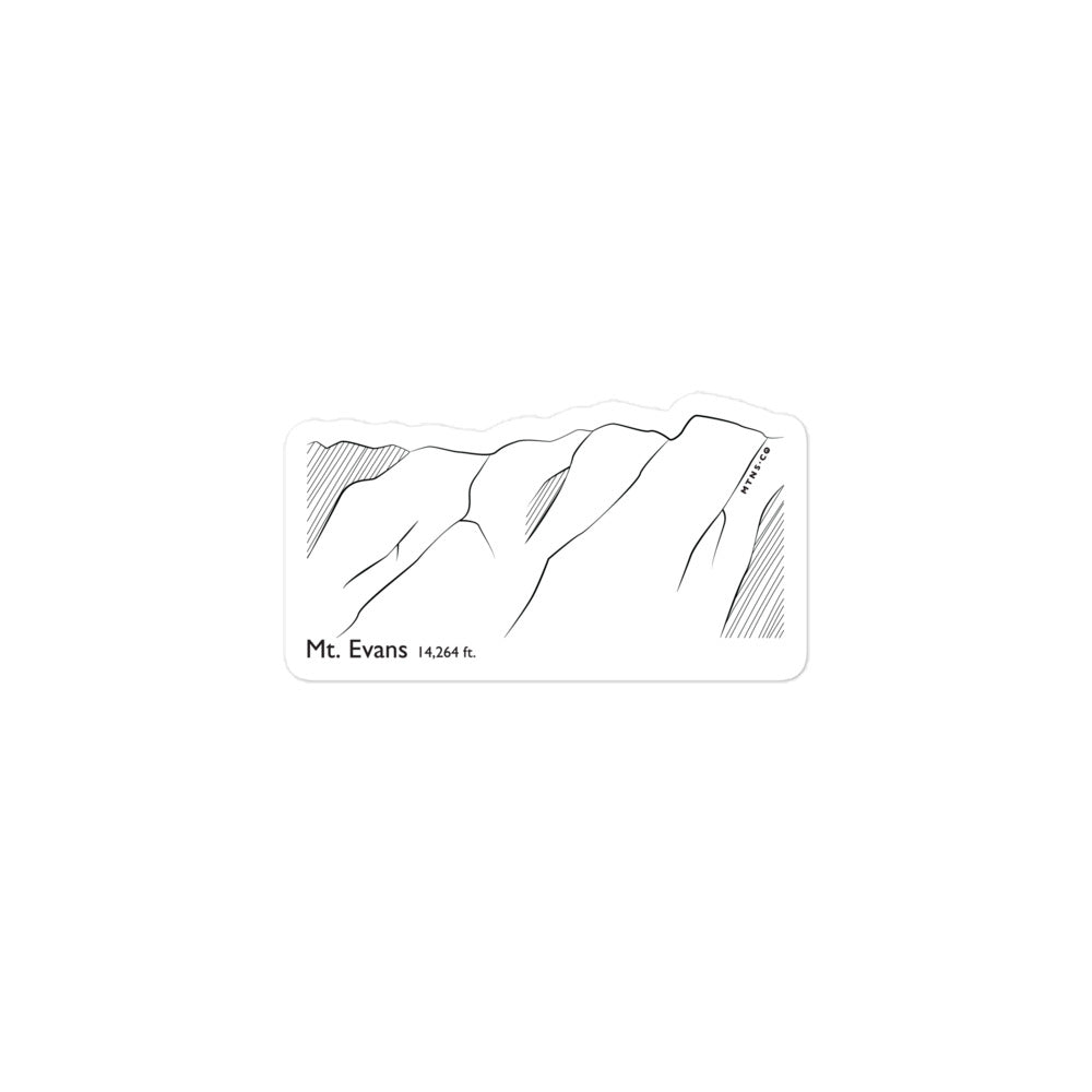 Mt Evans Sticker