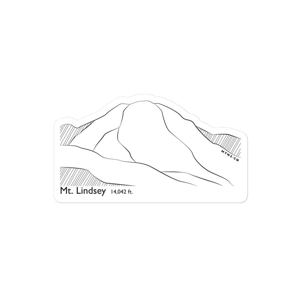 Mt Lindsey Sticker