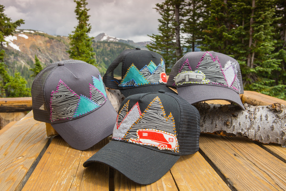 Hand Stitched Hats Made in the Rocky Mountains Mtns Co