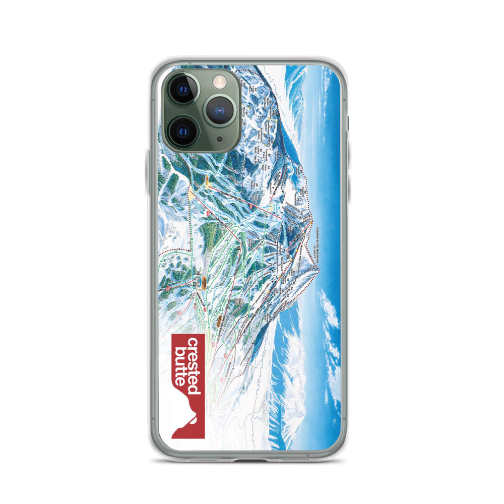 Ski Resort Trail Map Phone Cases