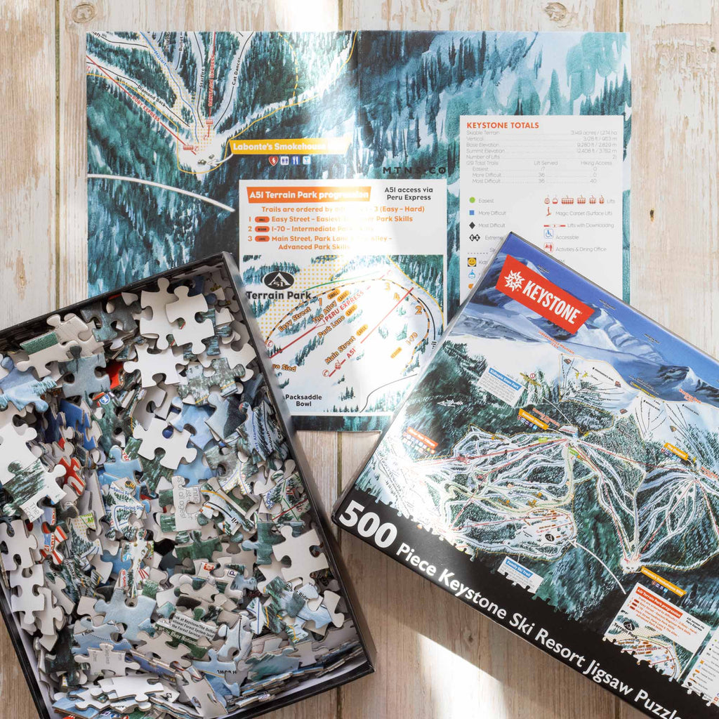 Keystone Ski Resort Jigsaw Puzzle – 500 Pieces – Mtns Co