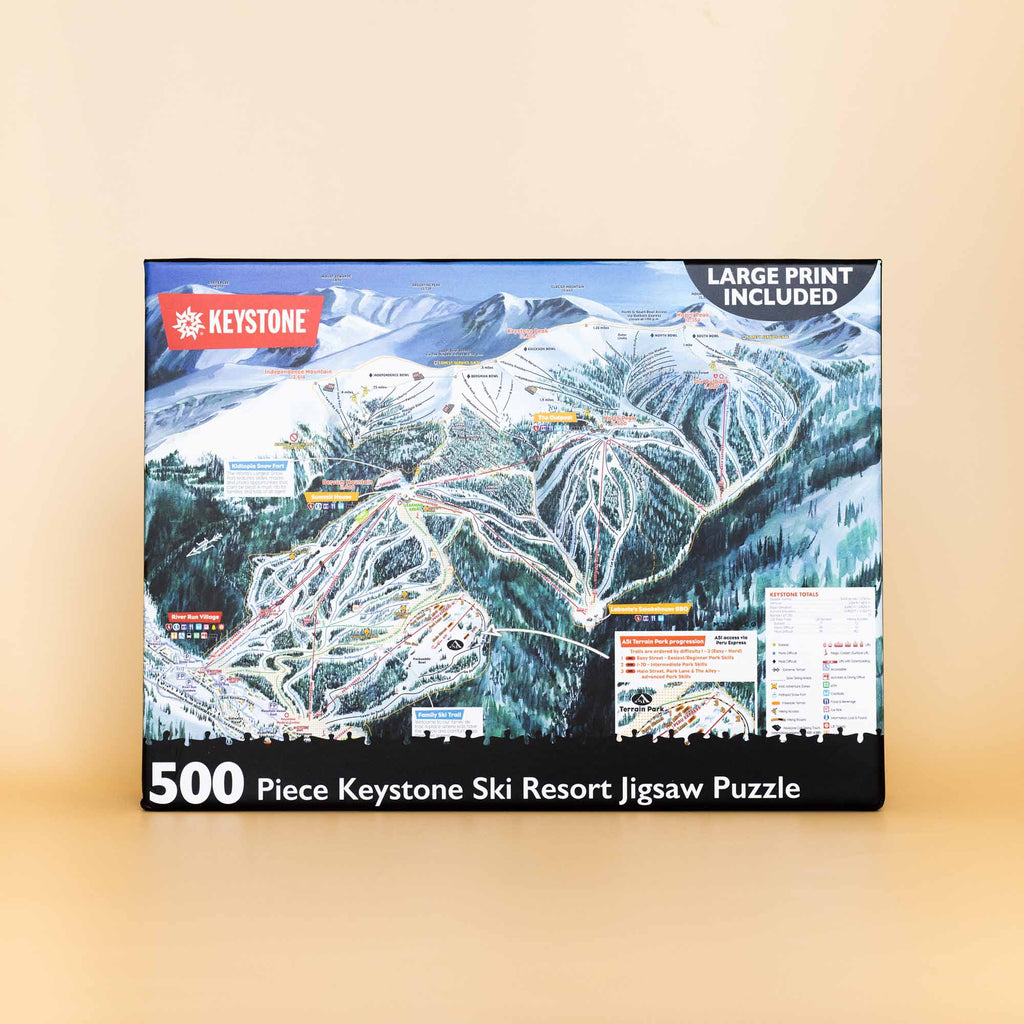 Keystone Ski Resort Jigsaw Puzzle – 500 Pieces – Mtns Co