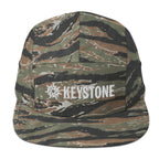 Keystone Panel Cap from Mtns Co, official licensed ski resort apparel with Trail Map Logo, low profile and five panel design.