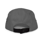 Vail Five Panel Hat rear view with nylon strap closure, Official licensed ski resort apparel Mtns Co.