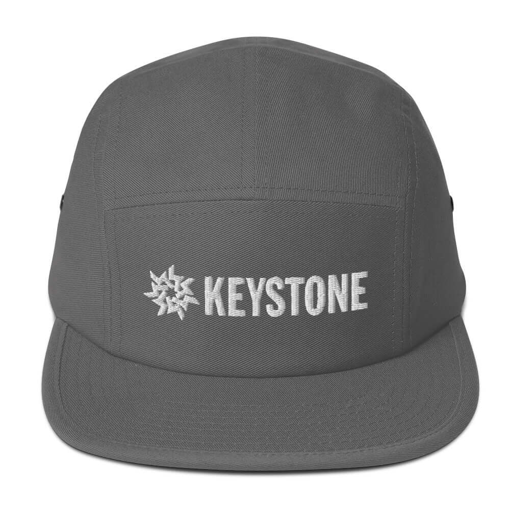Keystone Panel Cap by Mtns Co, official licensed ski resort apparel featuring the Trail Map Logo.