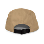 Vail Five Panel Hat back view with nylon strap clip closure, official licensed ski resort apparel by Mtns Co.