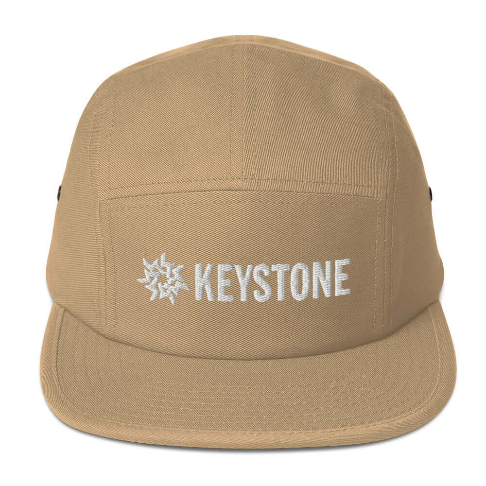 Keystone Panel Cap from Mtns Co featuring official licensed ski resort apparel with Trail Map Logo.