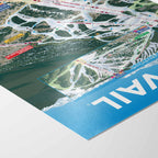 Vail Ski Resort Trail Map Poster