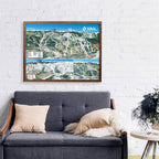 Vail Ski Resort Trail Map Poster – Mtns Co