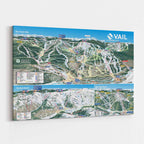 Vail Ski Resort Trail Map Poster – Mtns Co