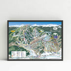 Beaver Creek Ski Resort Trail Map Poster – Mtns Co