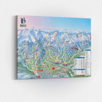 Breckenridge Ski Resort Trail Map Poster – Mtns Co