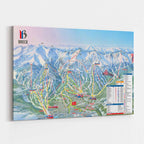 Breckenridge Ski Resort Trail Map Poster – Mtns Co
