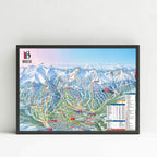 Breckenridge Ski Resort Trail Map Poster – Mtns Co