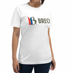 Breckenridge T-shirt showcasing Mtns Co Trail Map Logo, perfect unisex fit for ski resort enthusiasts.
