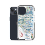 Park City Trail Map iPhone Case featuring official ski resort trail map design by Mtns Co.