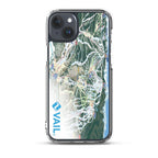 Vail Trail Map iPhone Case featuring official ski resort map and Mtns Co Trail Map Logo.