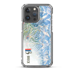 Breckenridge Trail Map iPhone Case featuring official Breckenridge trail map design by Mtns Co