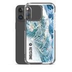 Keystone Trail Map iPhone Case by Mtns Co, featuring the official licensed ski resort apparel and trail map logo.
