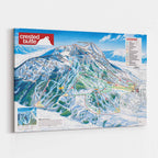 Crested Butte Ski Resort Trail Map Poster – Mtns Co