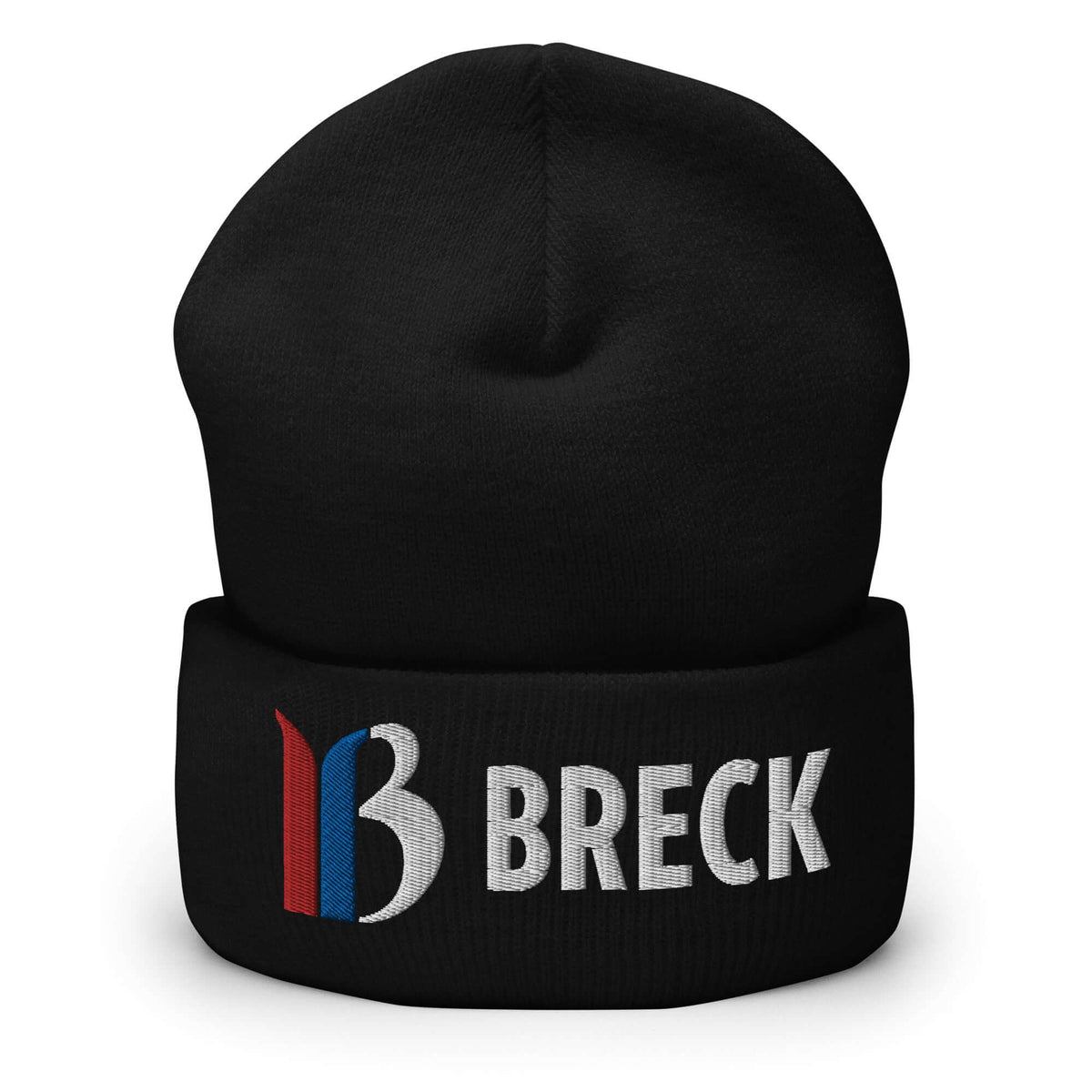 Breckenridge Beanie featuring Mtns Co official embroidered logo, perfect under ski helmet for warmth and comfort.