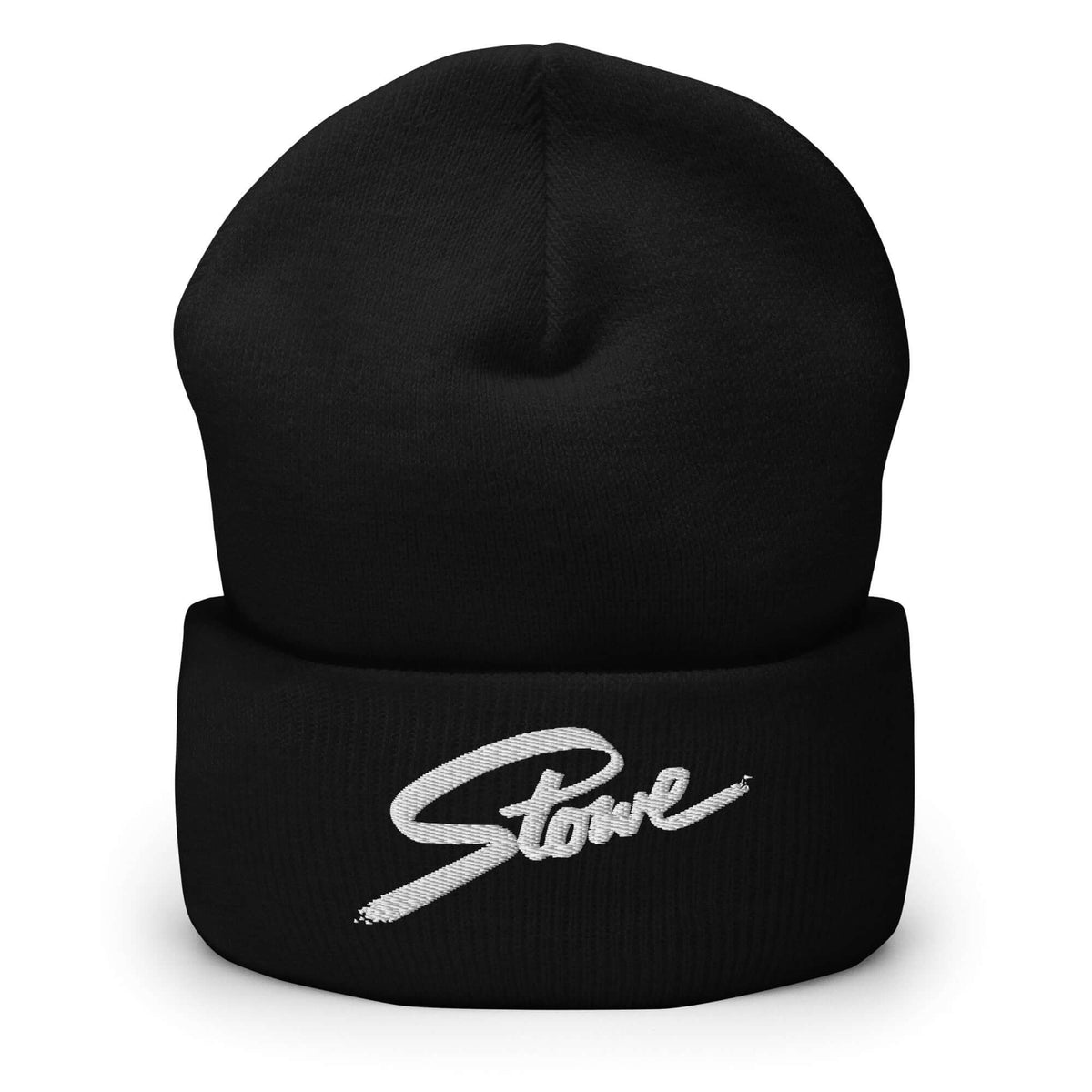Stowe Beanie by Mtns Co, official licensed ski resort apparel featuring embroidered logo, perfect for skiing and outdoor activities.