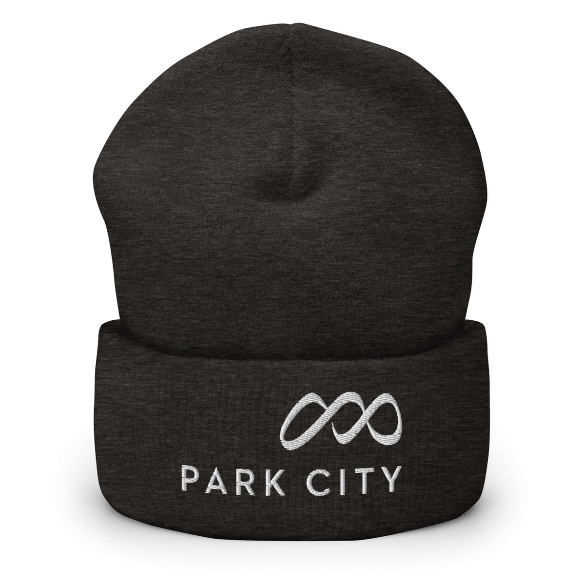 Park City Beanie by Mtns Co, official licensed ski resort apparel featuring Trail Map Logo for a stylish winter look.