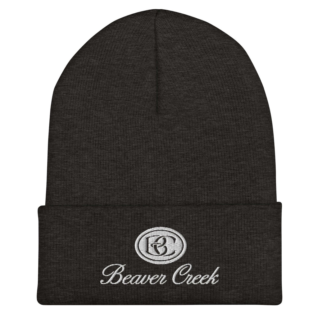 Beaver Creek Beanie by Mtns Co, official licensed ski resort apparel with Trail Map Logo, snug and stylish accessory.