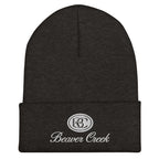 Beaver Creek Beanie by Mtns Co, official licensed ski resort apparel with Trail Map Logo, snug and stylish accessory.