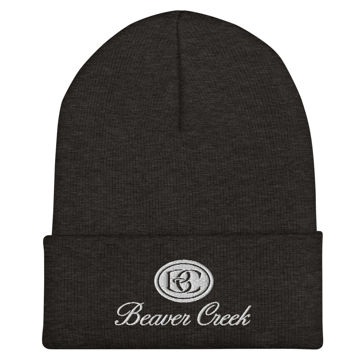 Beaver Creek Beanie by Mtns Co, official licensed ski resort apparel with Trail Map Logo, snug and stylish accessory.