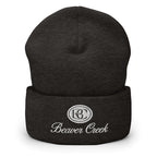 Beaver Creek Beanie, an official licensed ski resort apparel from Mtns Co, cozy black beanie with logo.