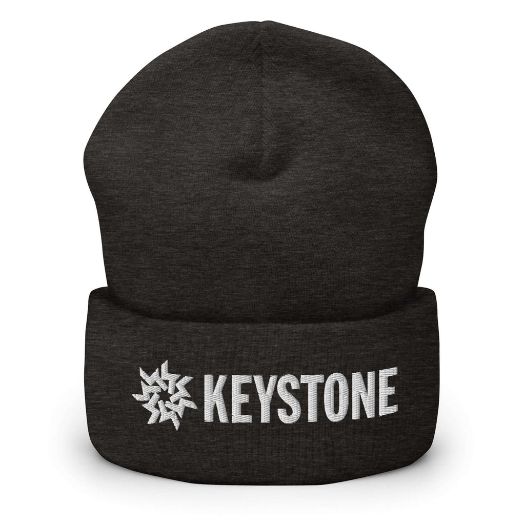 Keystone Beanie by Mtns Co, featuring official embroidered Keystone ski resort logo, perfect for warmth under helmets.