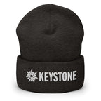 Keystone Beanie by Mtns Co, featuring official embroidered Keystone ski resort logo, perfect for warmth under helmets.