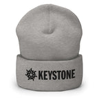 Keystone Beanie by Mtns Co, official licensed ski resort apparel with Trail Map Logo, perfect for keeping warm.