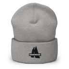 Kirkwood Beanie with the official Mtns Co Trail Map Logo, perfect for warmth under ski helmets.