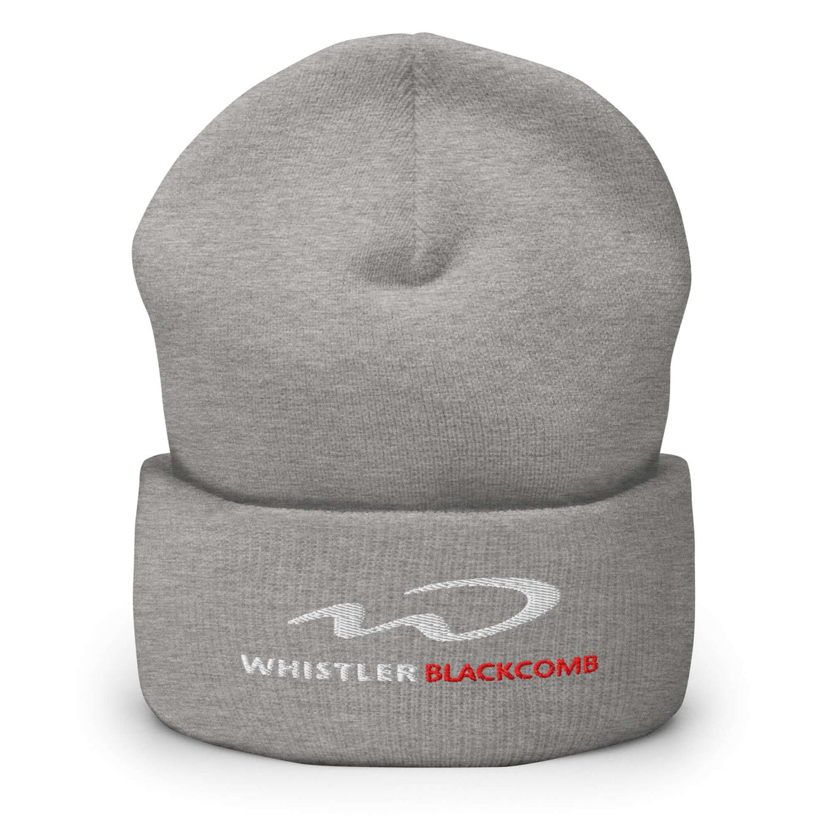 Whistler Blackcomb Beanie by Mtns Co, official licensed ski resort apparel featuring soft Turbo acrylic and embroidered logo.