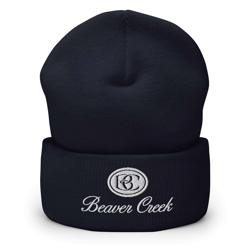 Beaver Creek Beanie from Mtns Co, featuring official licensed ski resort apparel with Trail Map Logo.