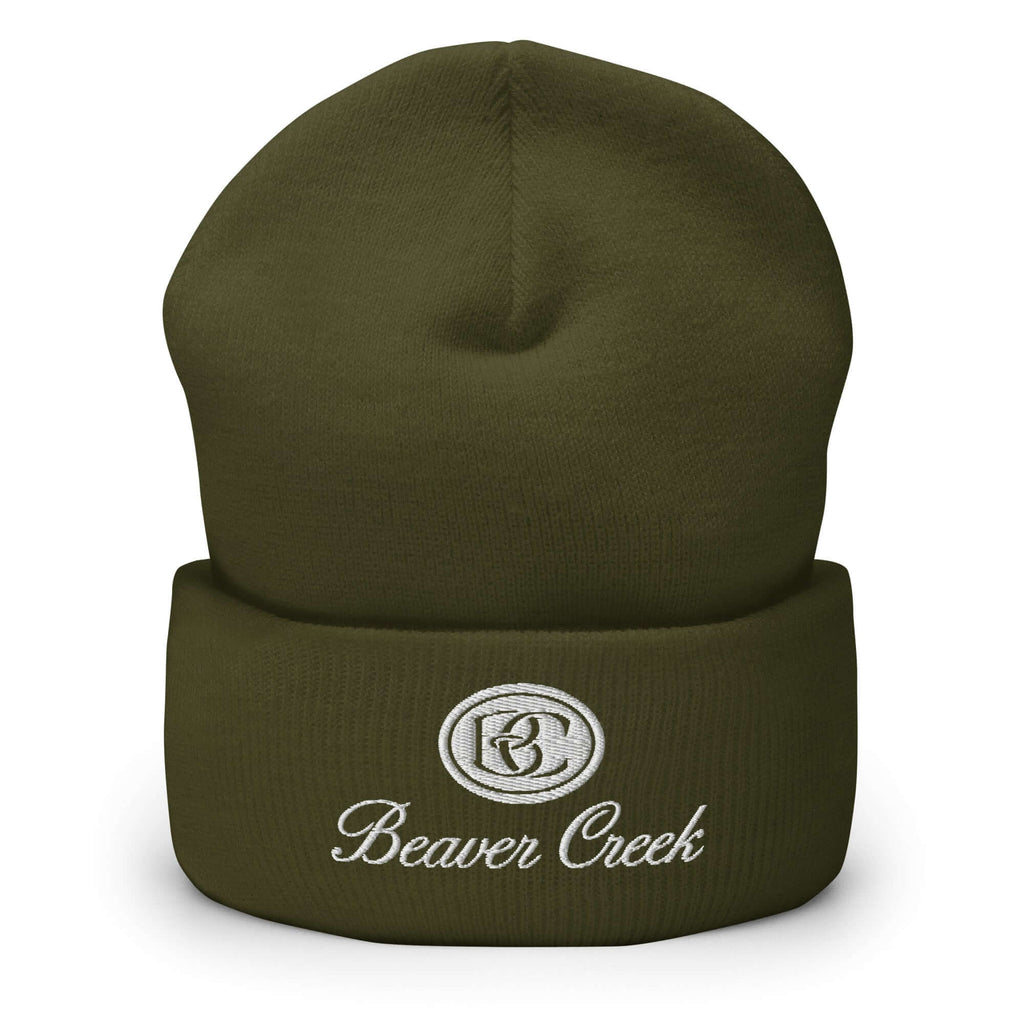 Beaver Creek Beanie by Mtns Co, official licensed ski resort apparel featuring embroidered logo, perfect for winter wear.