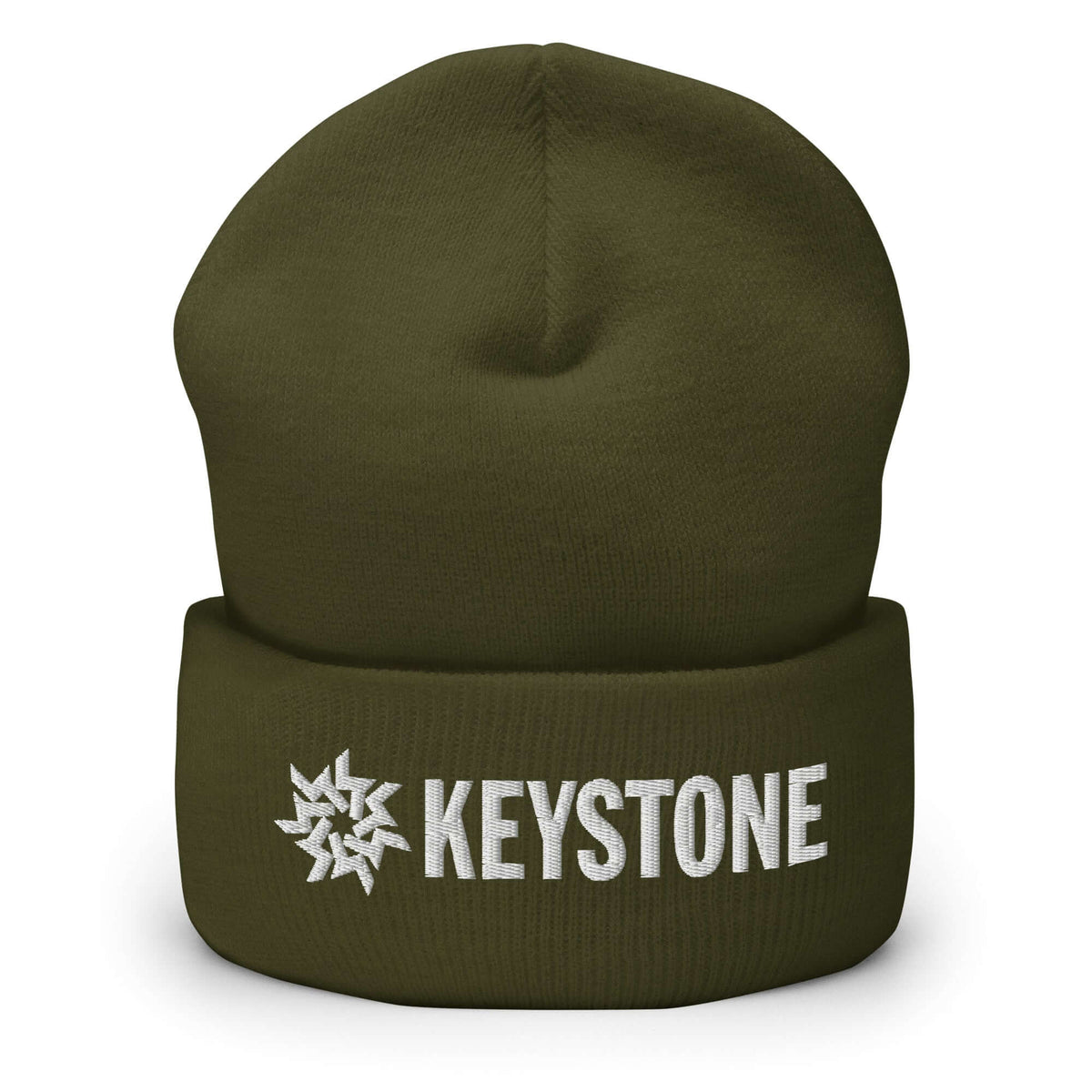 Keystone Beanie by Mtns Co, featuring embroidered logo, perfect for ski helmets and cold weather activities.