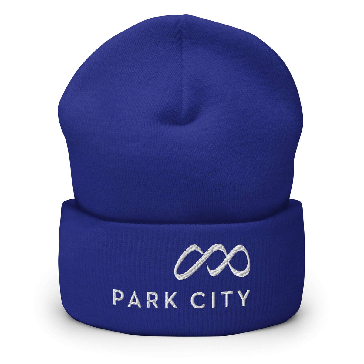 Park City Beanie by Mtns Co, soft cuffed hat with official licensed ski resort logo, perfect for winter sports.