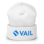 Vail Beanie featuring the official resort logo, perfect for ski helmets, by Mtns Co.