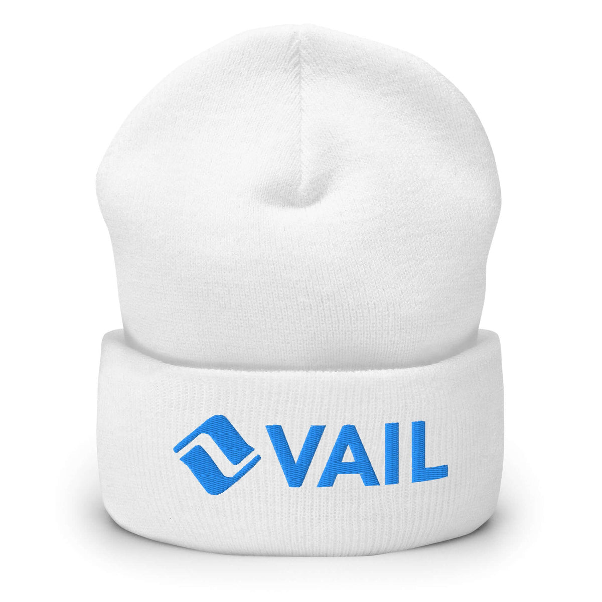 Vail Beanie featuring the official resort logo, perfect for ski helmets, by Mtns Co.