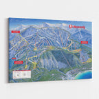 Heavenly Ski Resort | Trail Map Poster – Mtns Co