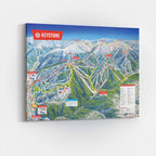Keystone Ski Resort Trail Map Poster – Mtns Co