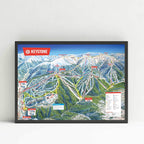Keystone Ski Resort Trail Map Poster – Mtns Co