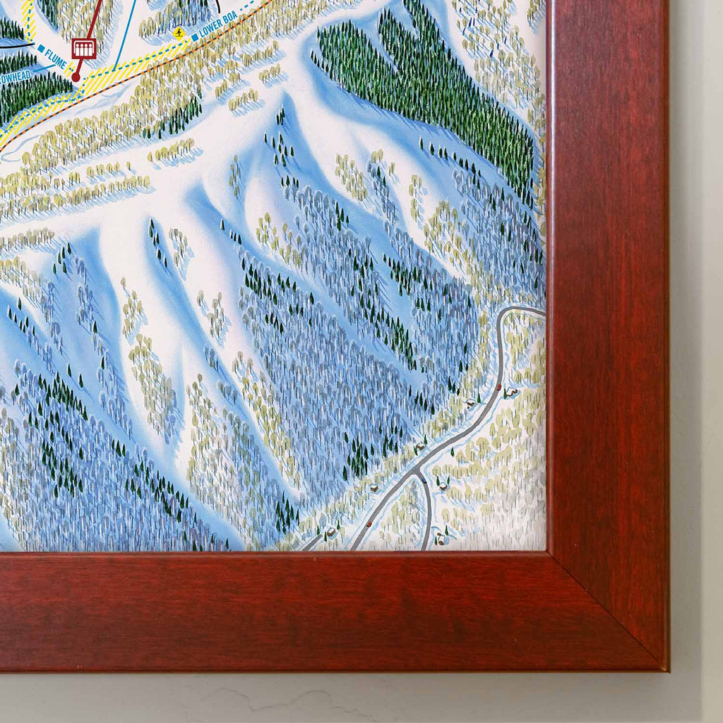 Park City Ski Resort Trail Map Poster – Mtns Co
