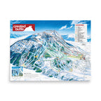 Crested Butte Ski Resort Trail Map Poster – Mtns Co