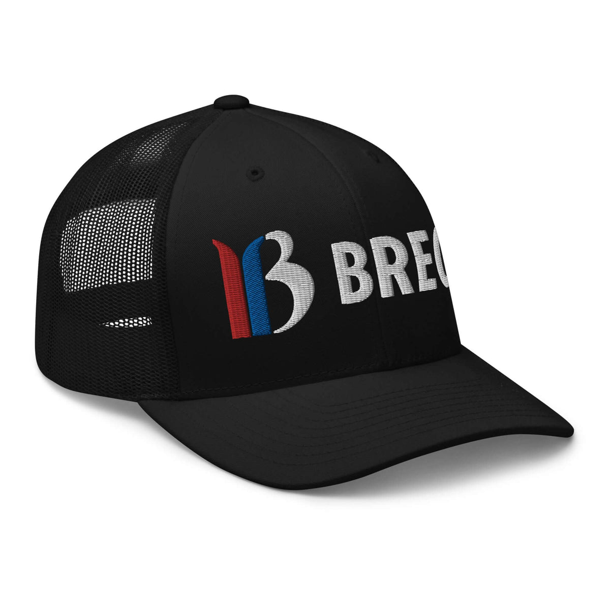 Breckenridge Trucker Hat by Mtns Co with mesh back for airflow, official licensed ski resort apparel and Trail Map Logo.