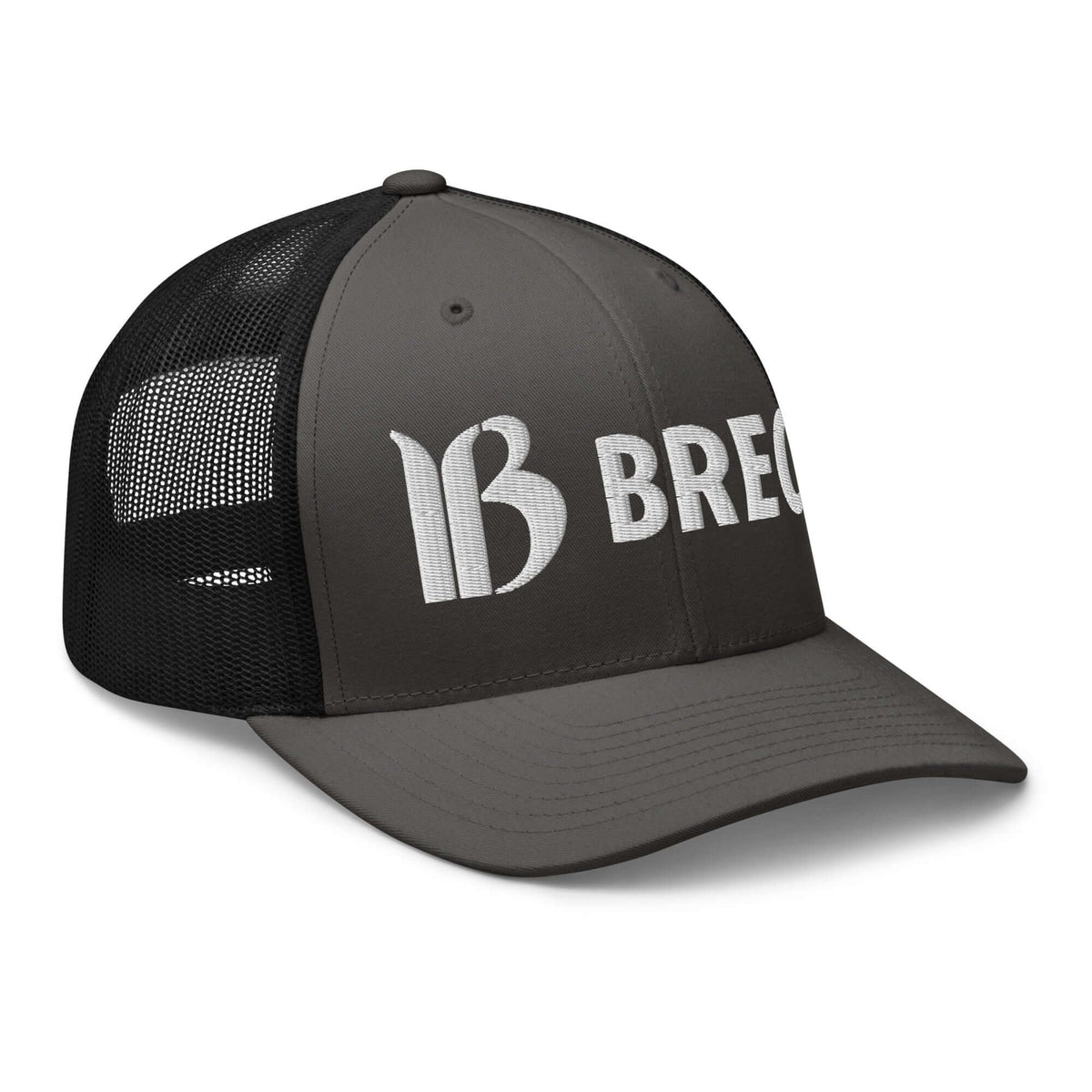 Breckenridge Trucker Hat by Mtns Co - Official licensed ski resort apparel with mesh back for airflow and adjustable fit.